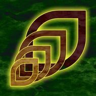 form pattern design green yellow