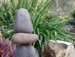 rocks stack balance stone nature