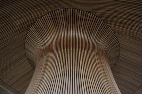 wood ceiling pattern striped