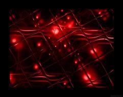 design background red glass love