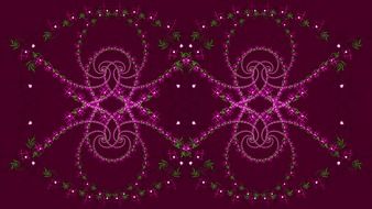 burgundy background with graphic design