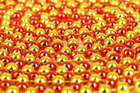 bright circle curve decoration red
