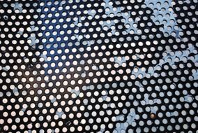 holes industrial metallic texture