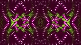 violet background with digital design