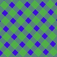 green and blue pattern, checkered background