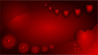 heart love red background