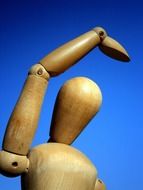 doll wood fig person human woman