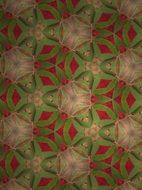 pattern green red background