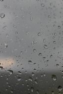 blurred drops glass rain raindrops