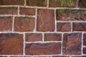 red brick fence