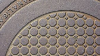 iron manhole cover