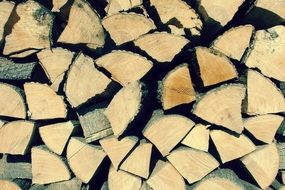 background with firewood