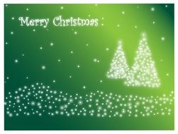 card celebration christmas day green color background