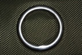 metal ring grey circle round