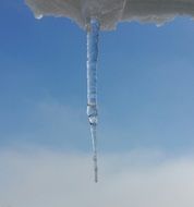 icicle winter snow ice frozen sky