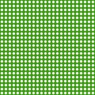 white dotts on a green background