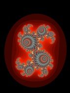 Decorative fractal pattern