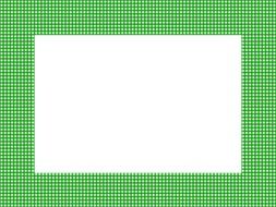 frame points pattern green