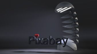 wallpaper pixabay logo lamp