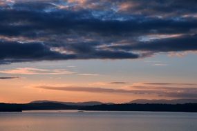 sunset sky clouds landscape