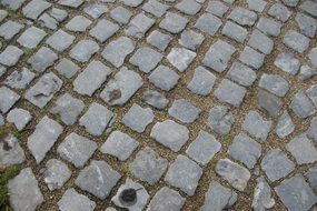 cobblestones background paving