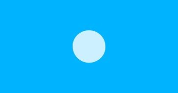 blue wallpaper with white circle