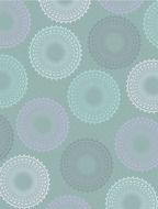 background circles green design