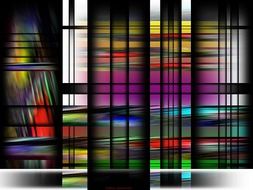 columns colors light colorful