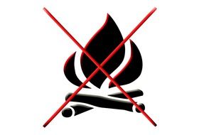 open fires prohibited fire danger