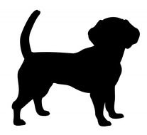 dog pet friend animal silhouette