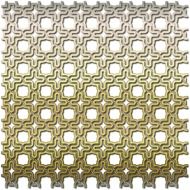 pattern brass grille metallic
