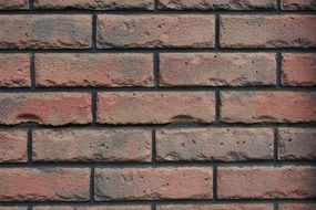 wall brick reds browns rows