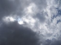 sky cloudy clouds storm moon