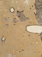 old wall cement trailer