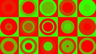 red green christmas xmas retro