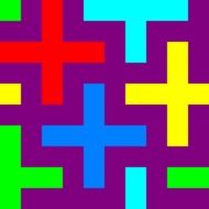 pattern crosses plus tile design