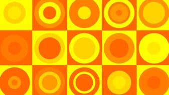 backgrounds orange yellow retro