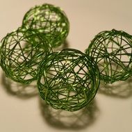 decoration ball wire metal