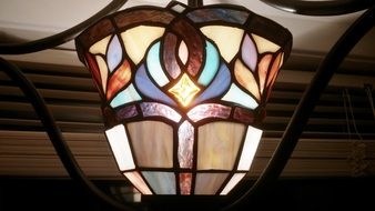 mosaic lamp pattern light