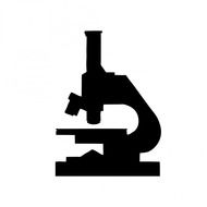 microscope black silhouette art