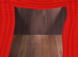 stage lighting curtain red theater