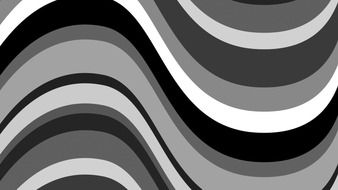 waves retro background grey black
