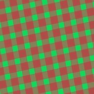 red and green checkered background