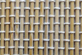 fence with ropes and bamboo