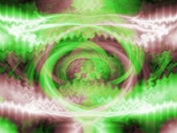 green brown fractal pattern