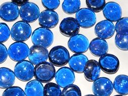 large bright blue stones