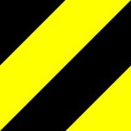 pattern black yellow warning