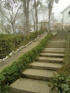 stairs in recreation area