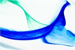 abstract wave waves blue green