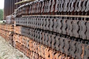 brickwork on the roof